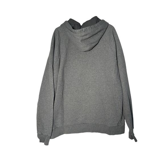 Under Armour Hoodie Mens Medium Gray LS Pullover Pocket Logo Casual Activewear - Picture 3 of 5